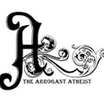 the arrogant atheist insignia shirt