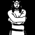 jesus in a strait jacket womens shirt